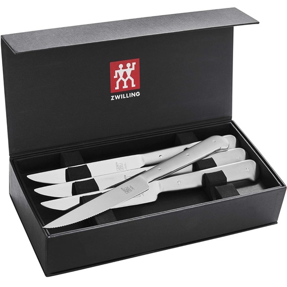 zwilling Other - Porterhouse Razor-Sharp Steak Knife Set of 8 with Black Presentation Case